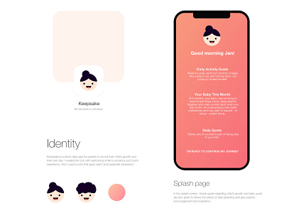 Branding Design for Keepsake Photo App appicon branding