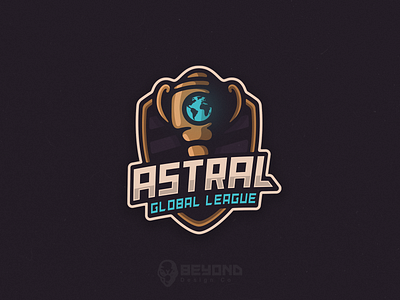 Astral Global League Logo branding design esport global illustration league logo tournament trophy