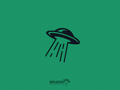 BeyondDesignCo Logo alien branding logo ufo vector
