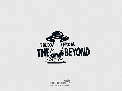 Tales From Beyond Logo Exploration alien branding design illustration logo ufo vector