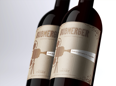 Submerger Wine brand brand identity branding branding design design identity packaging packagingdesign wine wine bottle