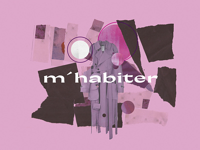 "M´habiter"- Collage composition