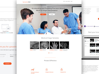 healthcare product healthcare landing page marketing medical