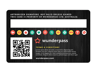 Membership card backside wunderpass