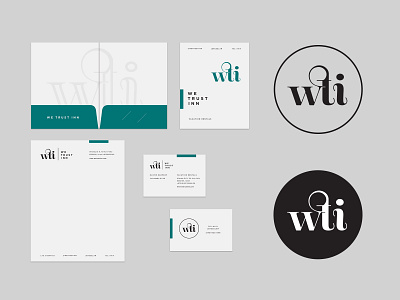 Wti Brand Collateral branding identity logo real estate rental travel typography vacation