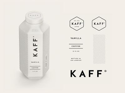 Kaff Coffee Branding & Packaging beverage branding coffee cold cold brew food identity logo packaging typography