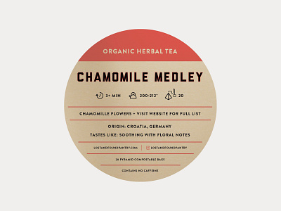 L&F Tea Label beverage branding drink healthy hot label organic packaging startup tea well being