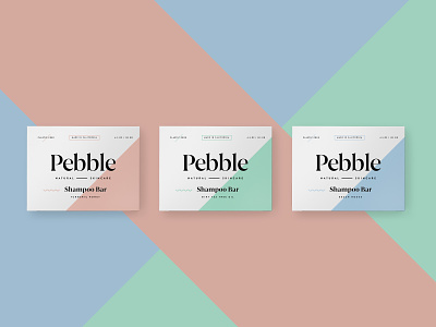 Pebble Shampoo Bars bar branding cosmetics logo packaging shampoo