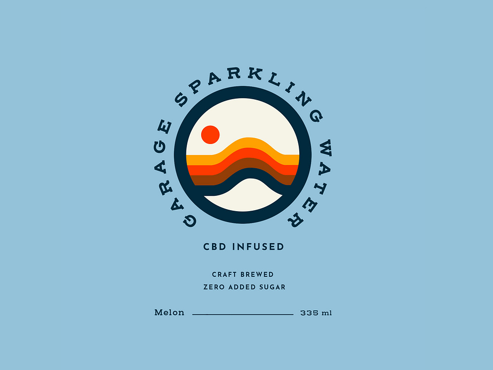 Garage CBD Sparkling Water by Garage Design Studio on Dribbble