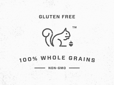 Squirrel animal beverage branding chipmunk food gluten free logo oatmeal packaging squeeze squirrel