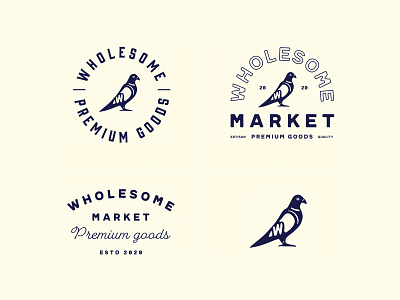 Wholesome Market Branding beverage branding coffee design identity label logo packaging