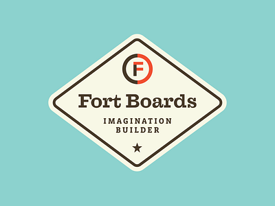 Fort Boards diamond v2 board child diamond game kid lego logo monogram