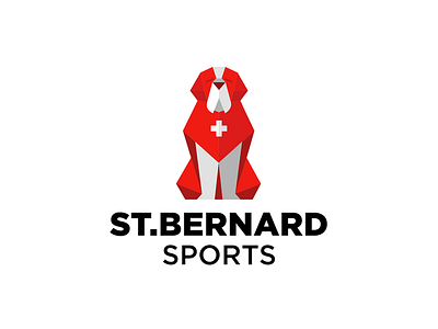 St.Bernard Sports animal bernard branding dog logo saint saint bernard sports st.bernard