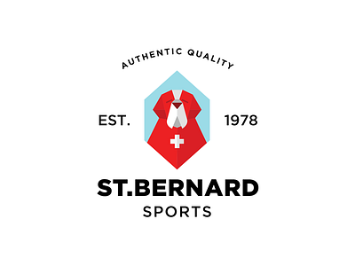 St.Bernard Sports animal badge bernard branding clothing dog logo saint saint bernard shop st.bernard store