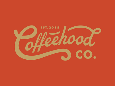Coffeehood pt.I.II beverage branding coffee lettering shop