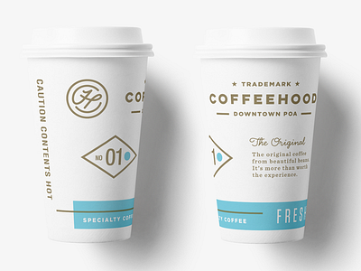 Coffeehood Paper Cup artisan beverage branding cafe coffee drink food istanbul logo packaging shop specialty