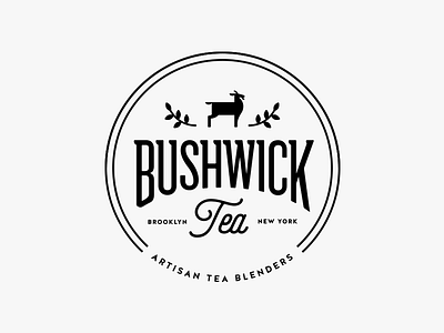 Bushwick Tea badge beverage branding brooklyn drink goat hot logo new york nyc tea