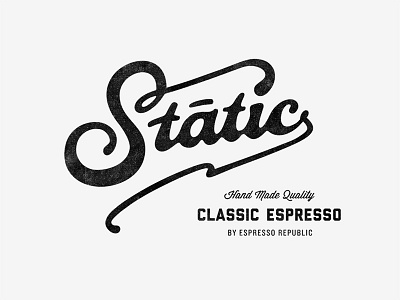 Static Coffee ☕️ branding coffee logo design news