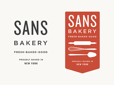 Sans Bakery pt.I artisan bakery branding gluten-free logo nyc shop vegan