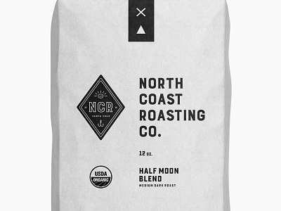 North Coast pt.II.II anchor badge bag bear branding california coffee logo nautical packaging roasting santa cruz