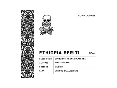 Sump Label coffee label packaging