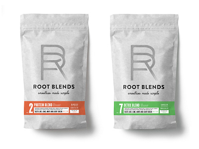 Root Blends pt.3 branding cup fruit juice packaging pag paper pouch skpackaging18 smoothie