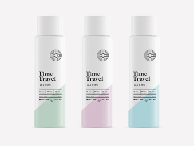 Time Travel pt.2 branding future identity logo packaging skincare skpackaging18