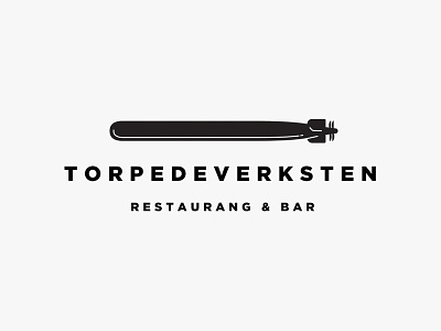 Torpedeverksten Final Logo branding design food identity illustration logo restaurant scandinavia stockholm sweden torpedo