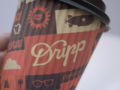 Dripp Paper Cup 12 Oz bar bean bike california camera coffee cup dripp espresso fixed french press glasses goat ice cream icon illustration iphone losangeles mobile mug music mustache no1 packaging palm pattern republic shop v60 wifi