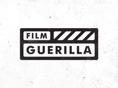 Film Guerilla black branding clapper clapperboard design film germany identity logo stationary texture