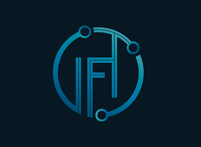 Infinite Fusion Technologies branding concept design fictional gradient gradient logo idea logo rebranding tech technology technology logo vector