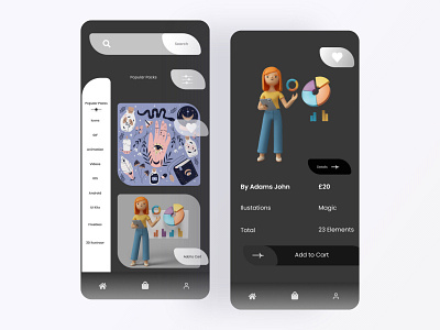 Mobile Design Material Mobile App app design icon illustrator landing design ui ux vector web website