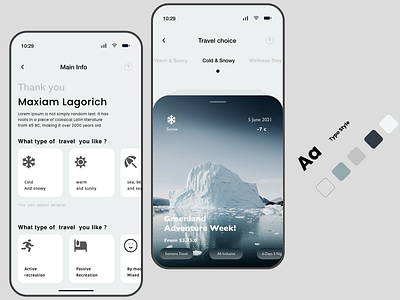 Travel App Concept design ui ux web website