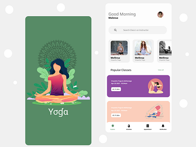 Yoga Mobile App Concepts