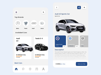 Rental Mobile App concepts