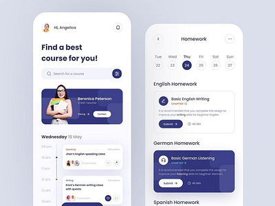 Online Study Mobile App design icon illustrator logo ui ux web website