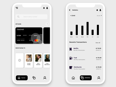 Mobile Money App UI Concepts