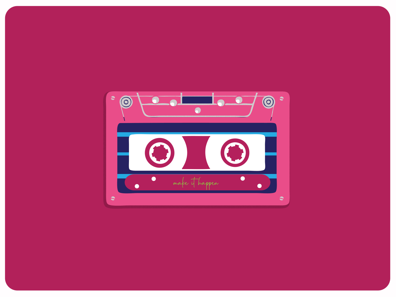 2D Animation Cassette Tape by Mariam on Dribbble