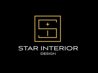 Star Interior Design design flat logo minimal