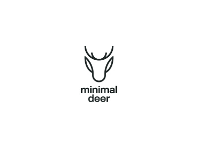 Minimal Deer Logomark