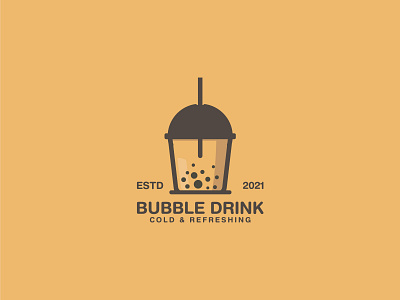 Bubble Drink Logo brand bubble drink coffee icon logo logodesign logotype symbol tea