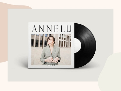 Annelu »Dear« Single Cover art direction branding branding design design music music cover musician printdesign vinyl