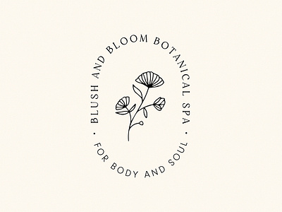 Logo Concept Blush & Bloom Spa