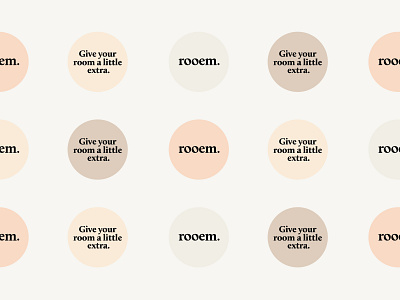 rooem. Branding art direction branding branding design corporate branding design logo logo design pastel colors printdesign sticker sticker design stickers