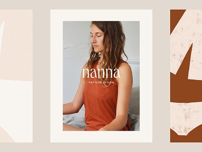 Nanna Pattern Design brand design branding branding design corporate design design illustration logo logo design pastel colors pattern pattern design sustainablebrand