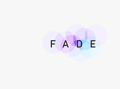 Fade Lite Blue and Violate flare design illustration