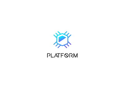 platform logo logodesign minimalist logo tech logo