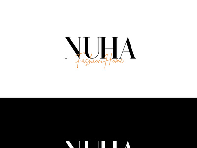 Nuha Fashion Home Logo Design.