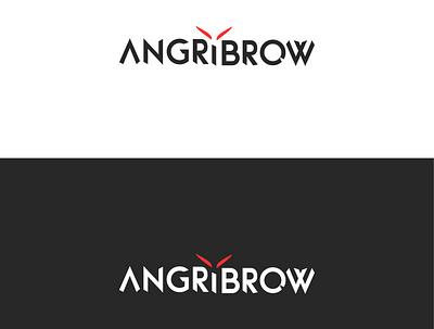 Angrybrow Logo design angrybrow angrylogo eyebrowlogo logo logodesign minimalist logo modernlogo