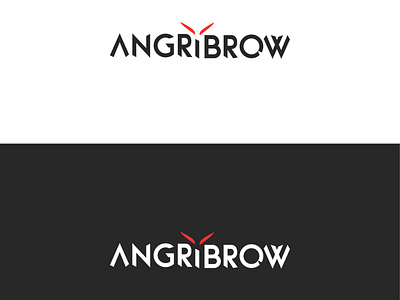 Angrybrow Logo design